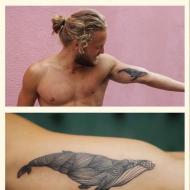 O que significa uma tatuagem de baleia? O que uma baleia representa?